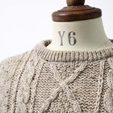 画像6: OLD Limited Edition KNITWEAR WOOL KNIT FISHERMAN'S SWEATER "MADE IN U.K." (6)