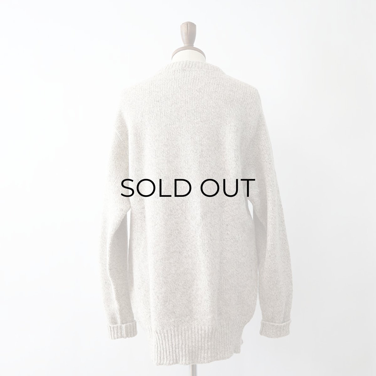 画像3: 80's L.L. Bean WOOL NYLON KNIT CREW NECK SWEATER "MADE IN USA" (3)