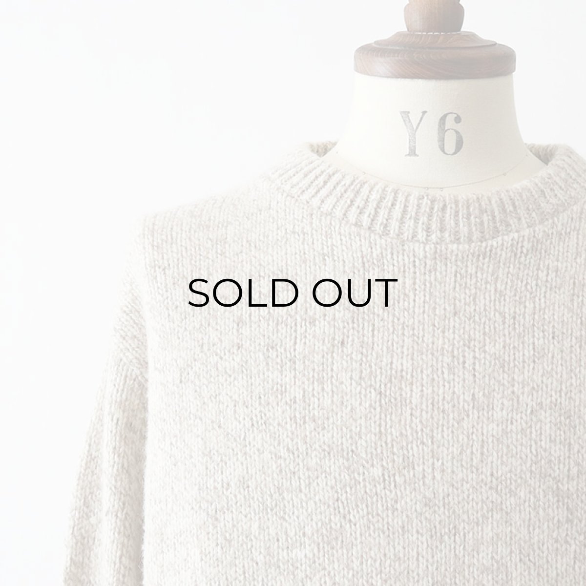 画像4: 80's L.L. Bean WOOL NYLON KNIT CREW NECK SWEATER "MADE IN USA" (4)