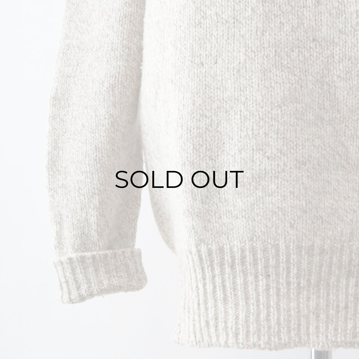 画像5: 80's L.L. Bean WOOL NYLON KNIT CREW NECK SWEATER "MADE IN USA" (5)