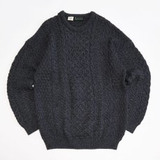 画像1: BLARNEY Woollen Mills WOOL HAND KNIT FISHERMAN'S SWEATER (1)