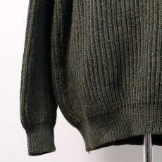 画像7: OLD Woolyback HEAVY WOOL KNIT SUEDE PATCH HUNTING SWEATER (7)