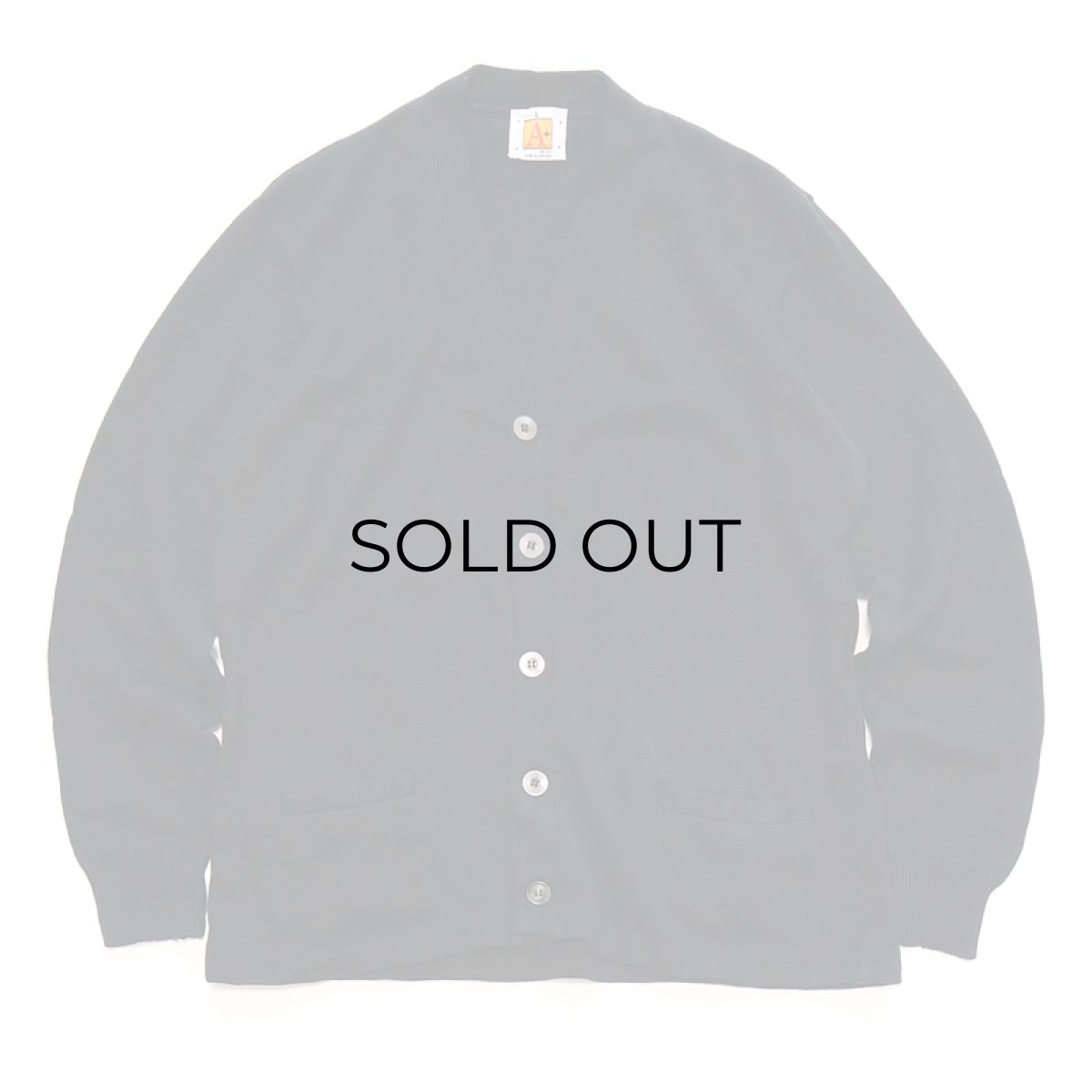 画像1: A+ ACRYLIC KNIT SCHOOL CARDIGAN (1)