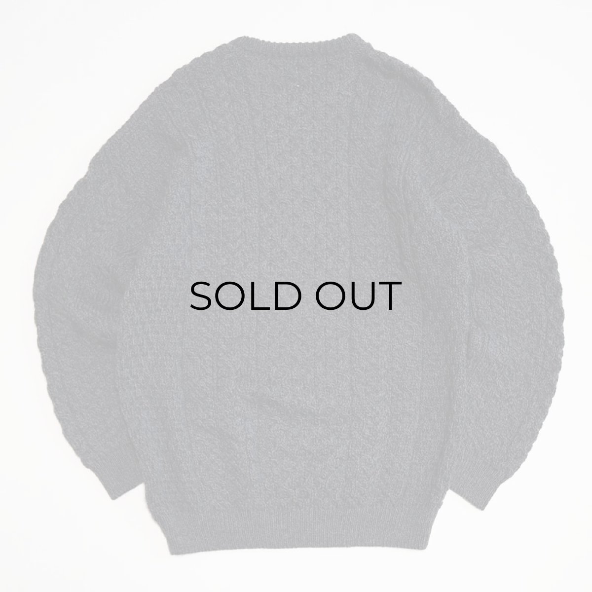 画像2: BLARNEY Woollen Mills WOOL HAND KNIT FISHERMAN'S SWEATER (2)