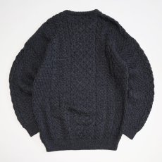 画像2: BLARNEY Woollen Mills WOOL HAND KNIT FISHERMAN'S SWEATER (2)