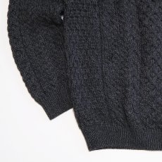 画像4: BLARNEY Woollen Mills WOOL HAND KNIT FISHERMAN'S SWEATER (4)