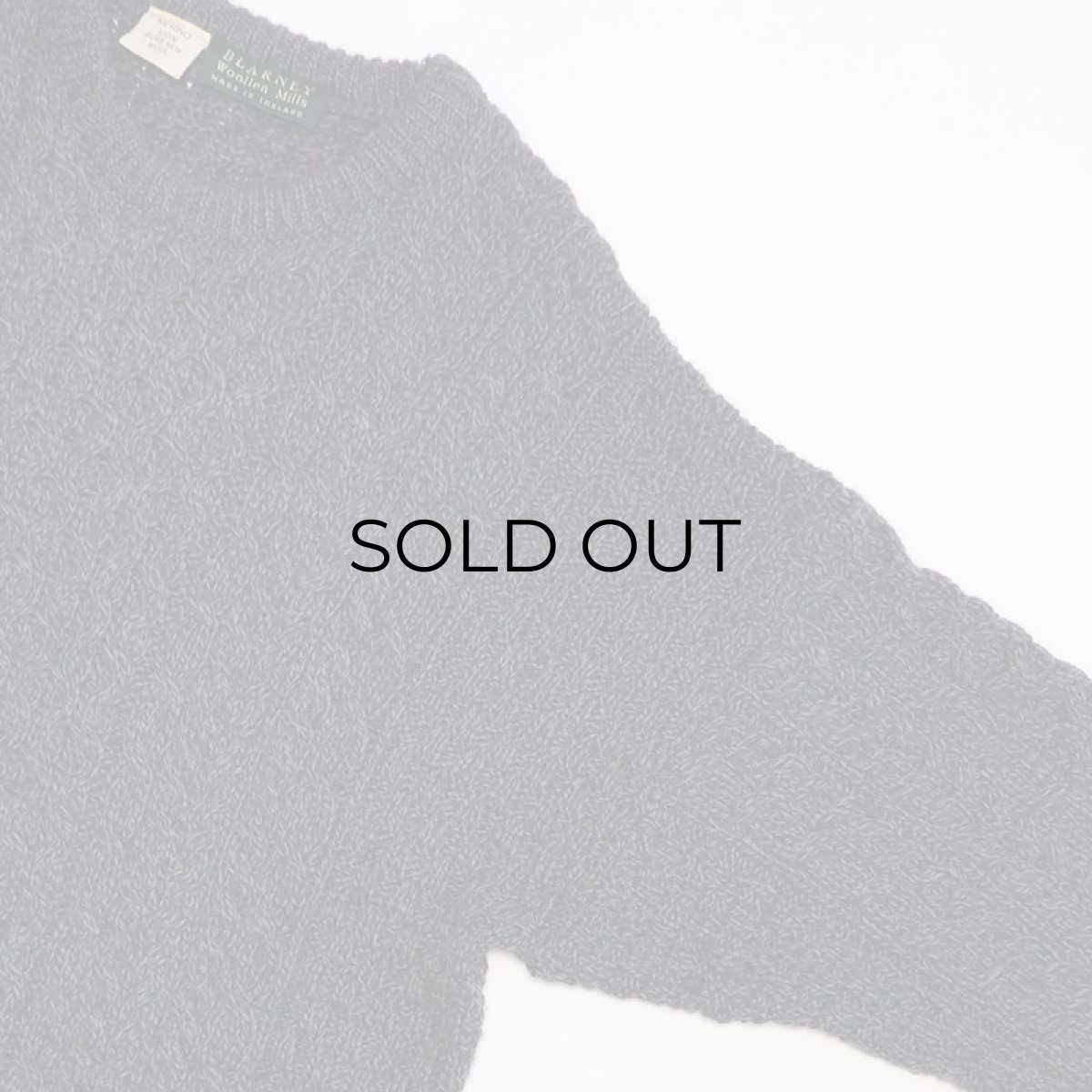 画像3: BLARNEY Woollen Mills WOOL HAND KNIT FISHERMAN'S SWEATER (3)