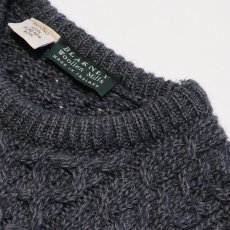 画像5: BLARNEY Woollen Mills WOOL HAND KNIT FISHERMAN'S SWEATER (5)