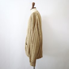画像8: 90's TOWNCRAFT ACRYLIC CABLE KNIT CARDIGAN (8)