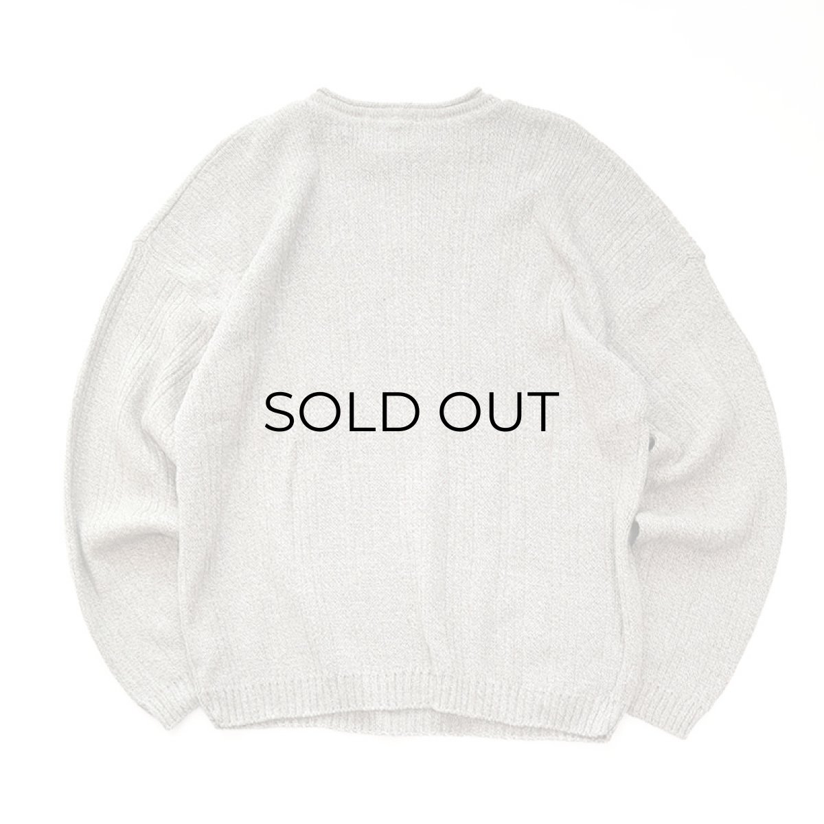 画像2: 90's Great Land COTTON ACRYLIC KNIT ROLL NECK SWEATER "MADE IN USA" (2)