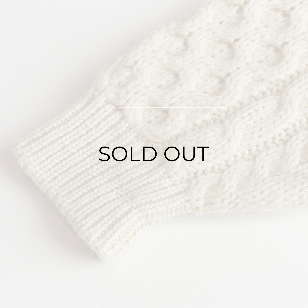 画像9: 80's L.L. Bean WOOL HNAD KNIT FISHERMAN'S CARDIGAN "MADE IN IRELAND" (9)