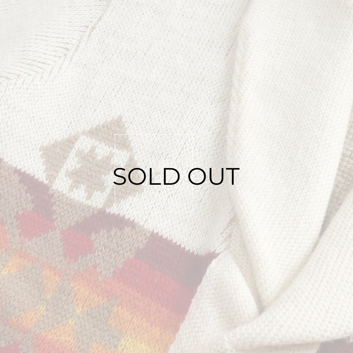 画像8: 70's Pendleton WOOL JACQUARD KNIT SHAWL COLLAR CARDIGAN (8)