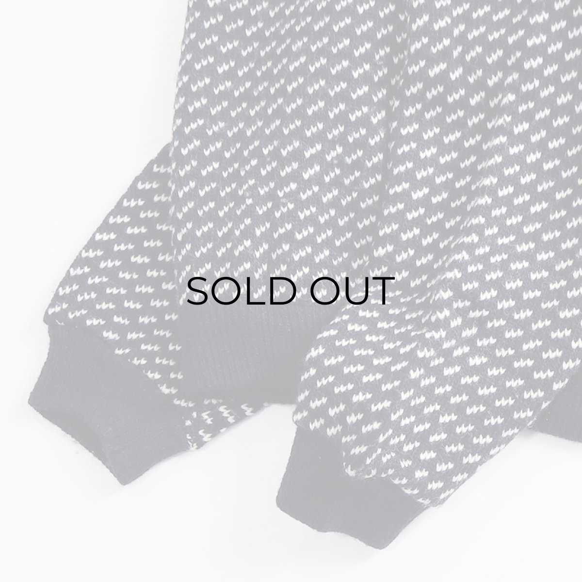 画像5: 80's L.L. Bean WOOL RAYON KNIT BIRD'S EYE PATTERN NORDIC SWEATER "MADE IN NORWAY" (5)