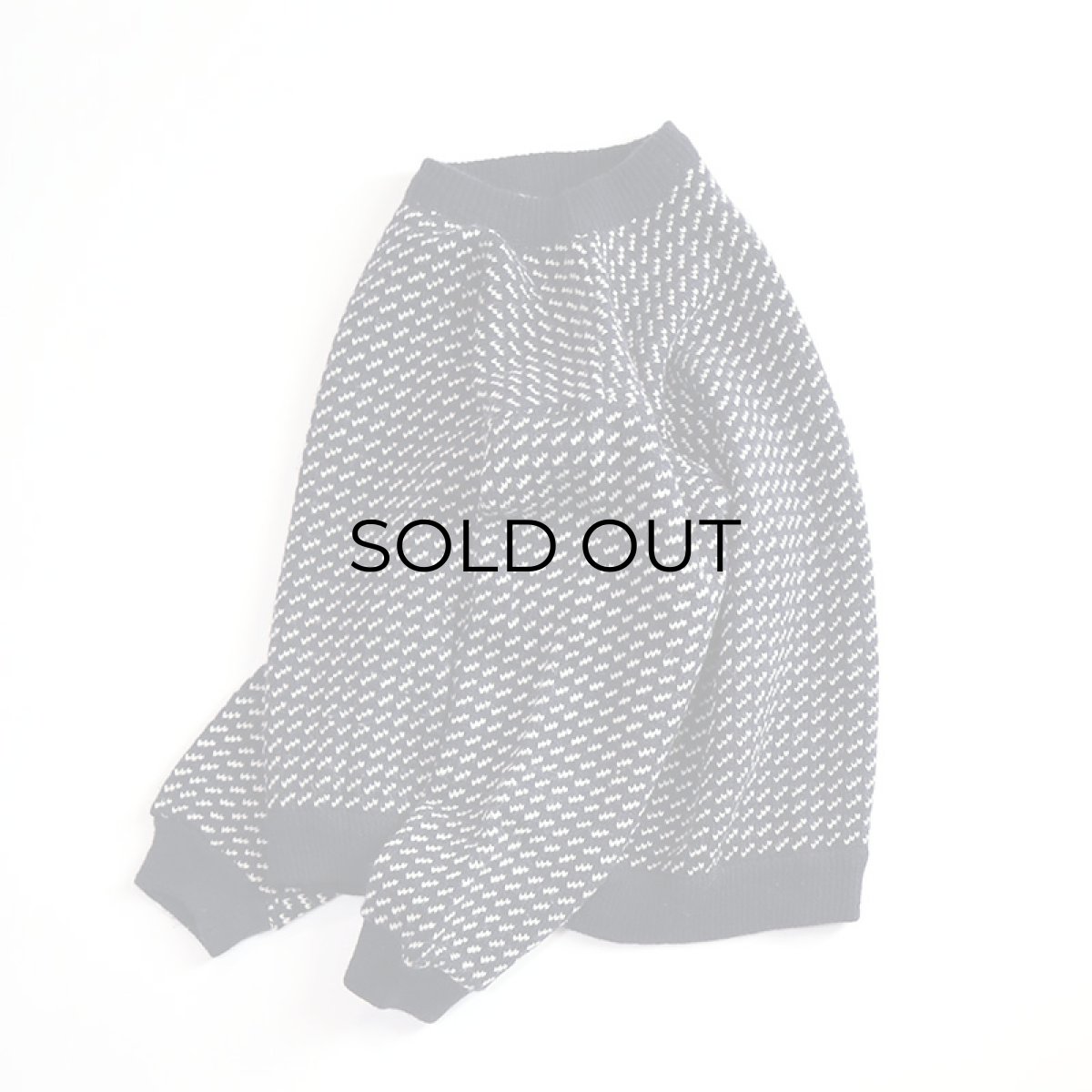 画像2: 80's L.L. Bean WOOL RAYON KNIT BIRD'S EYE PATTERN NORDIC SWEATER "MADE IN NORWAY" (2)