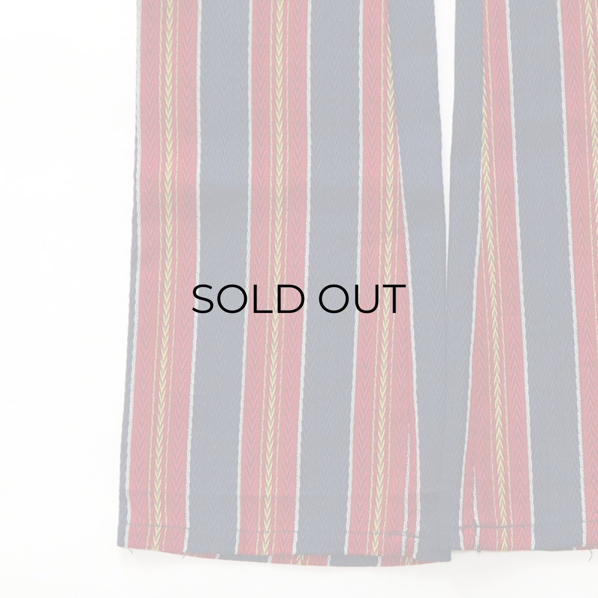 画像4: 70's MANN STRIPE FLARE PANTS (4)