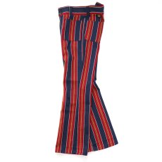 画像1: 70's MANN STRIPE FLARE PANTS (1)