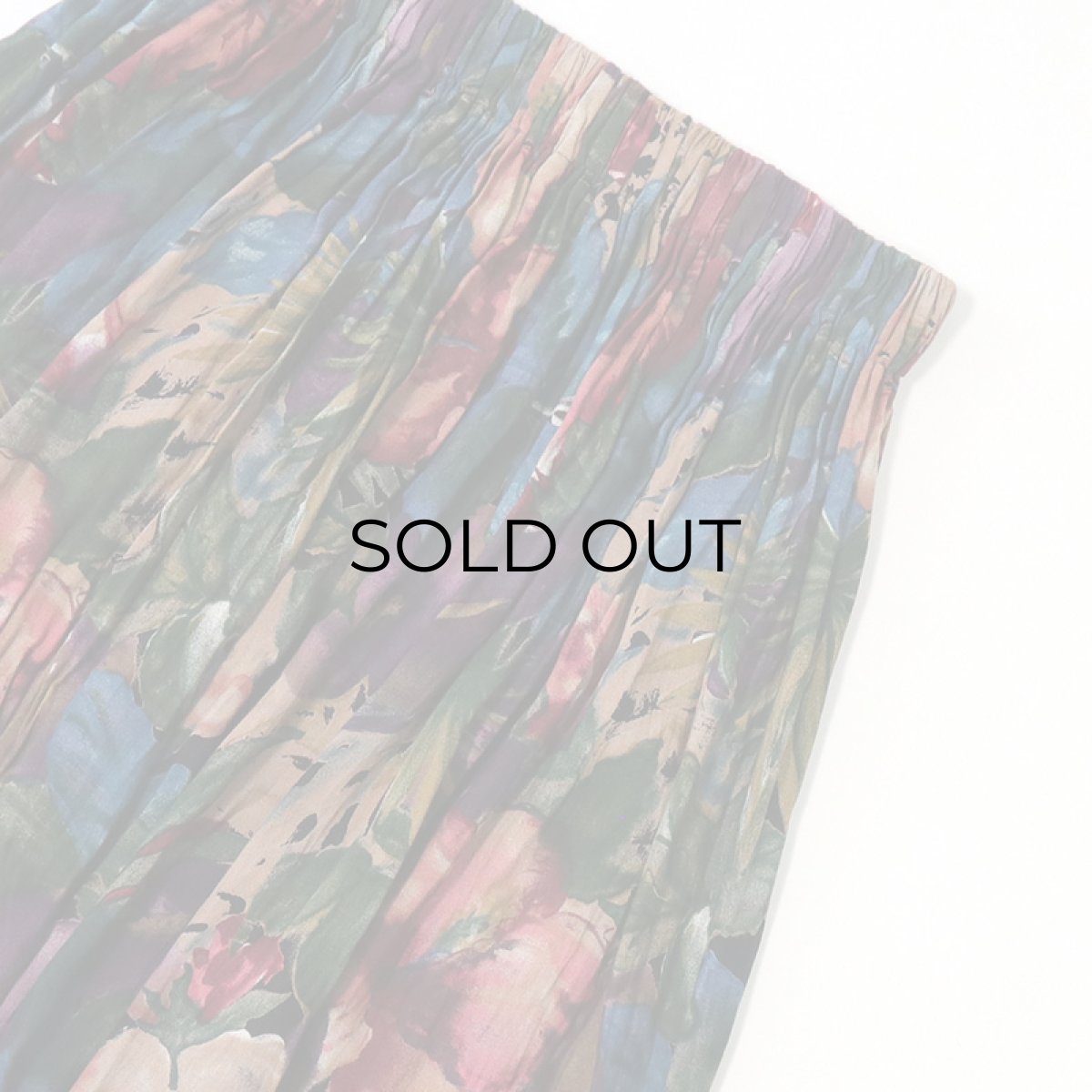 画像3: Coldwater Creek RAYON FLORAL PRINT TIERED MAXI SKIRT (3)