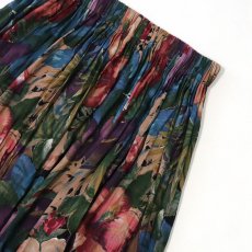 画像3: Coldwater Creek RAYON FLORAL PRINT TIERED MAXI SKIRT (3)