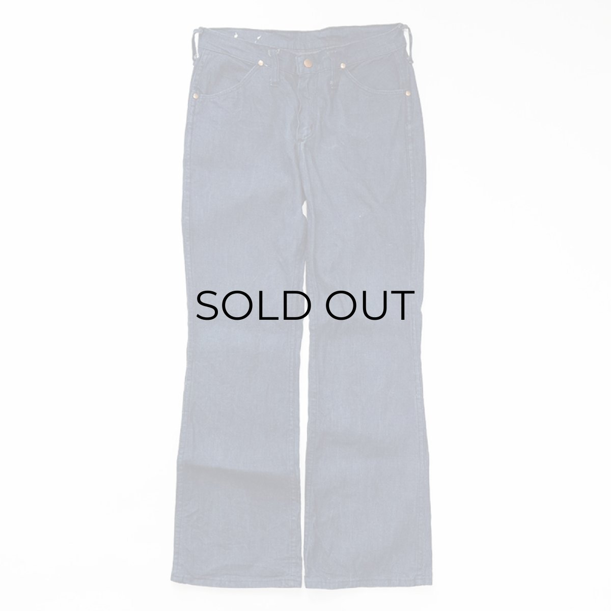 画像2: 60's Wrangler DENIM WOMEN'S FLARE PANTS (2)