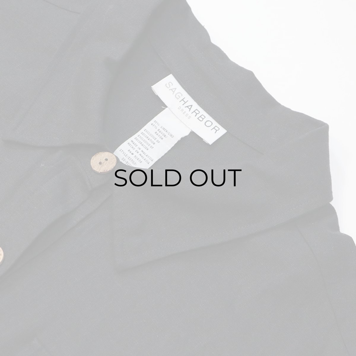 画像6: SAG HARBOR LINEN RAYON S/S DRESS (6)