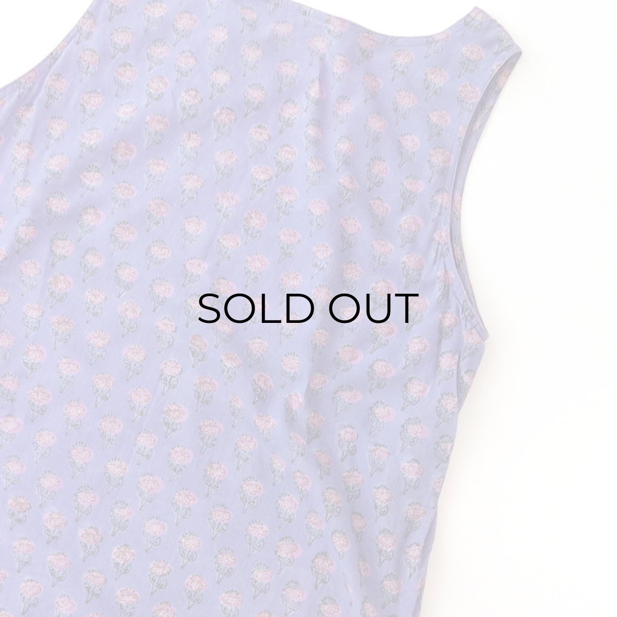 画像7: Timbuktu INDIAN COTTON N/S LAYERED DESIGN DRESS (7)