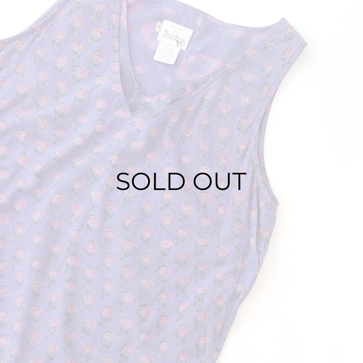 画像4: Timbuktu INDIAN COTTON N/S LAYERED DESIGN DRESS (4)