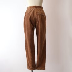 画像10: 80's UNKNOWN BRAND WIDE WALE CORDUROY TUCK PANTS (10)