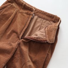 画像3: 80's UNKNOWN BRAND WIDE WALE CORDUROY TUCK PANTS (3)