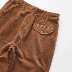 画像5: 80's UNKNOWN BRAND WIDE WALE CORDUROY TUCK PANTS (5)