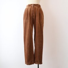 画像8: 80's UNKNOWN BRAND WIDE WALE CORDUROY TUCK PANTS (8)