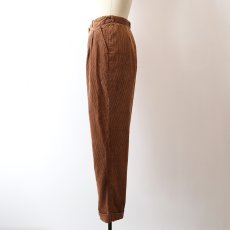 画像9: 80's UNKNOWN BRAND WIDE WALE CORDUROY TUCK PANTS (9)