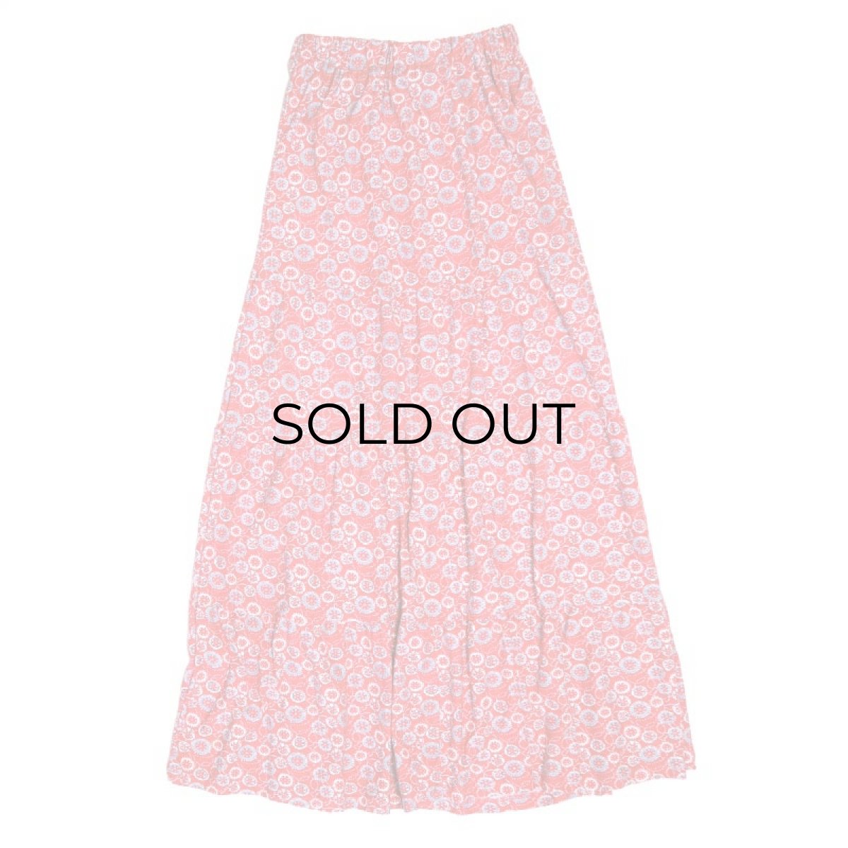 画像5: Pachamama COTTON ALL OVER PATTERN TIERED MAXI SKIRT (5)