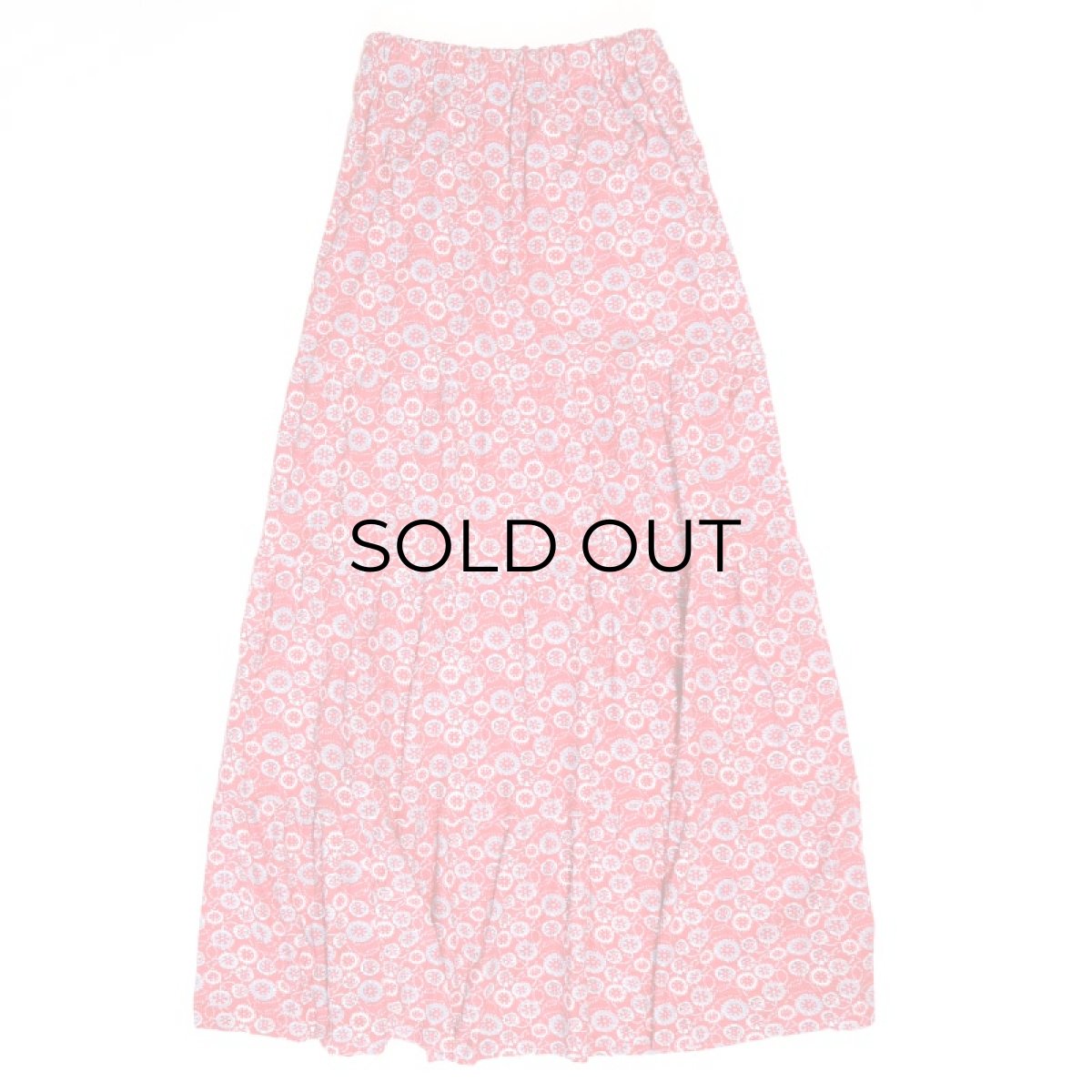 画像6: Pachamama COTTON ALL OVER PATTERN TIERED MAXI SKIRT (6)