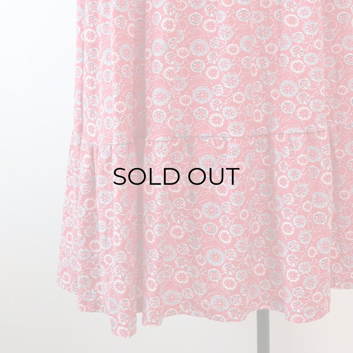 画像4: Pachamama COTTON ALL OVER PATTERN TIERED MAXI SKIRT (4)