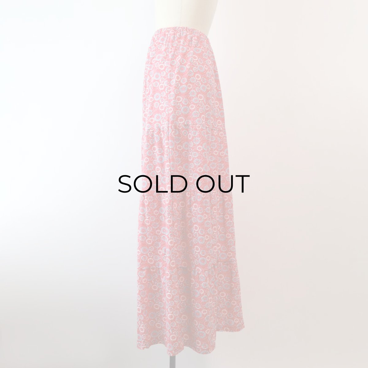 画像2: Pachamama COTTON ALL OVER PATTERN TIERED MAXI SKIRT (2)