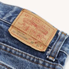 画像8: 80's LEVI'S 720 STUDENT MODEL DENIM STRAIGHT PANTS "made in USA" 【W30 x L31 程度】 (8)