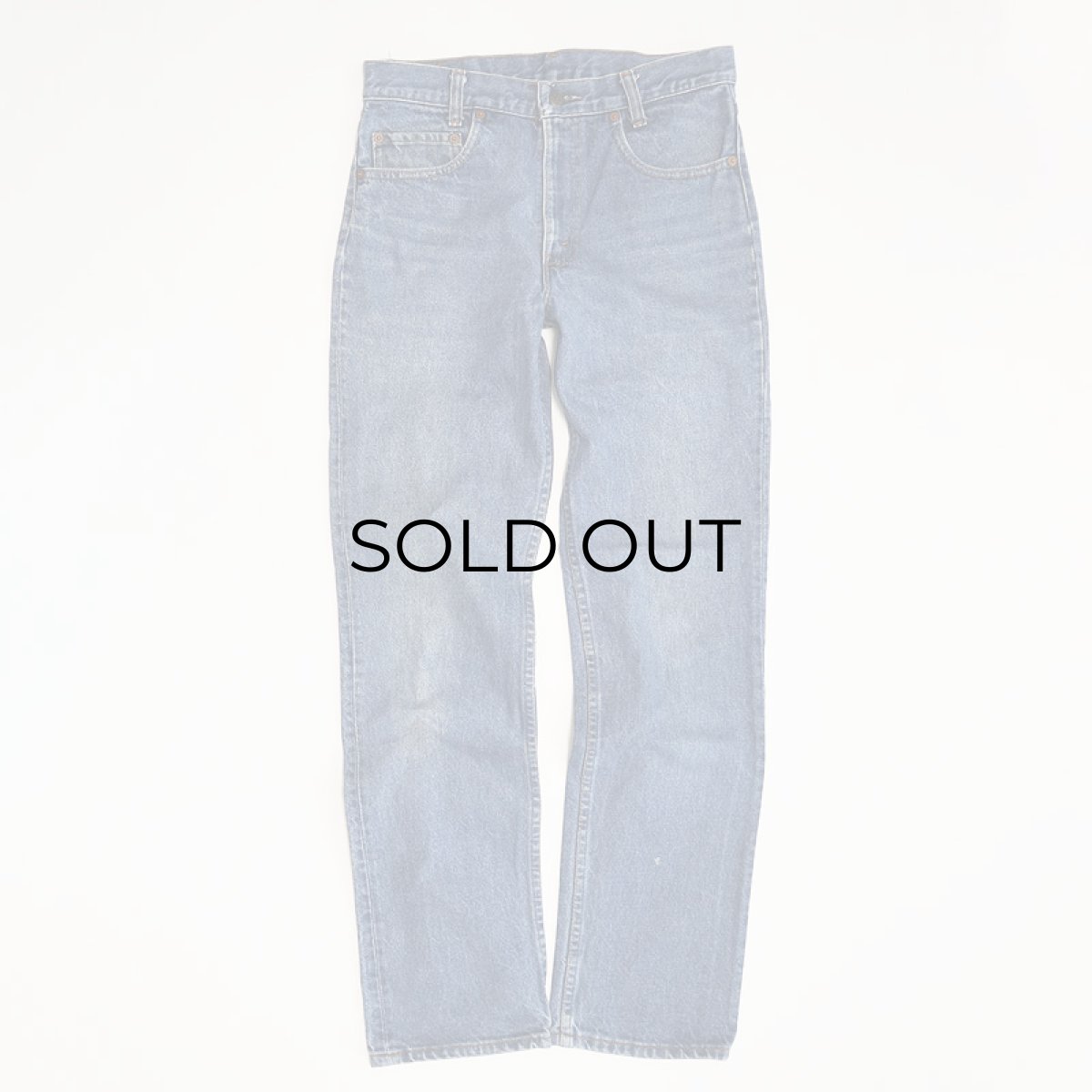 画像2: 80's LEVI'S 720 STUDENT MODEL DENIM STRAIGHT PANTS "made in USA" 【W30 x L31 程度】 (2)