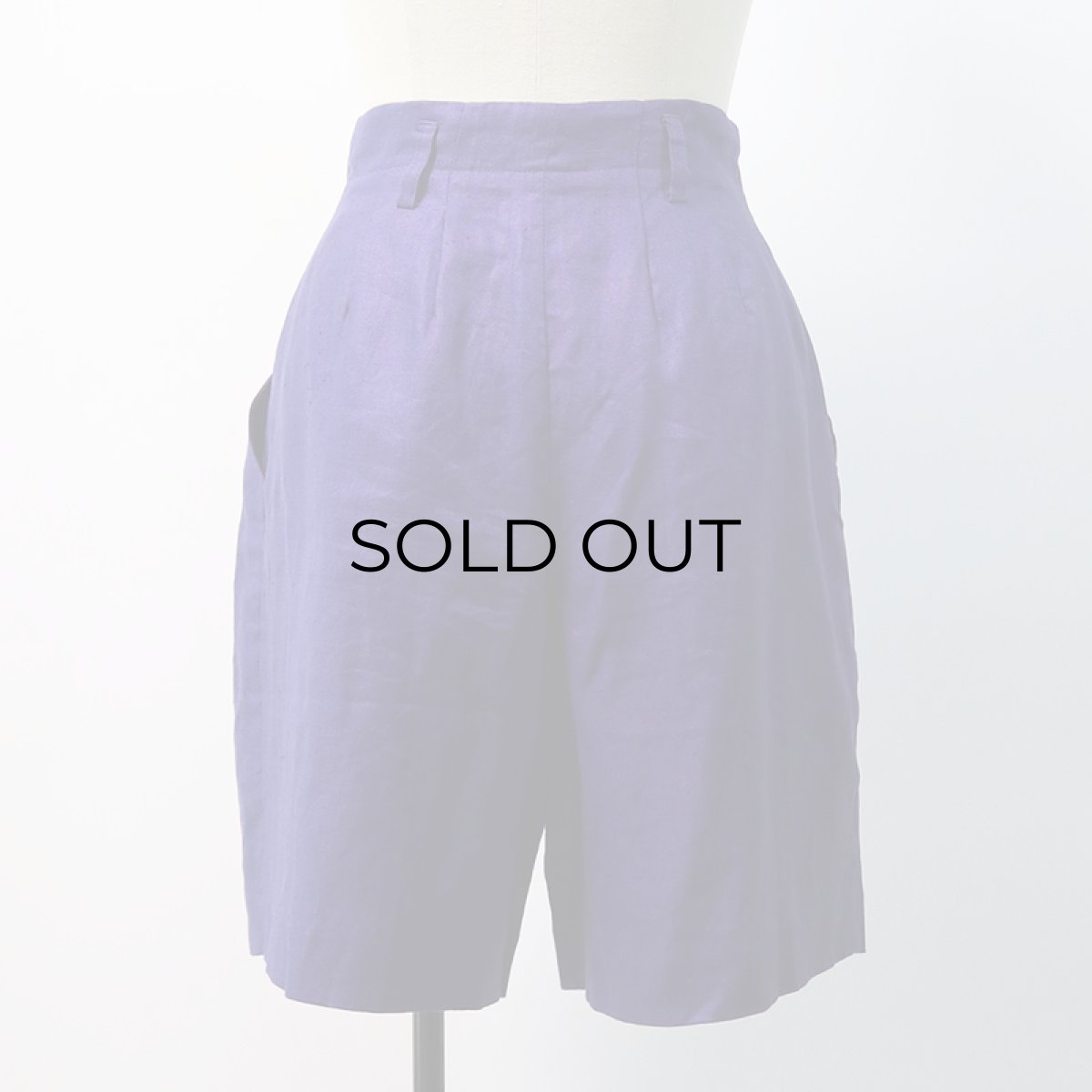 画像10: VALERIE STEVENS LINEN TUCK SHORTS (10)