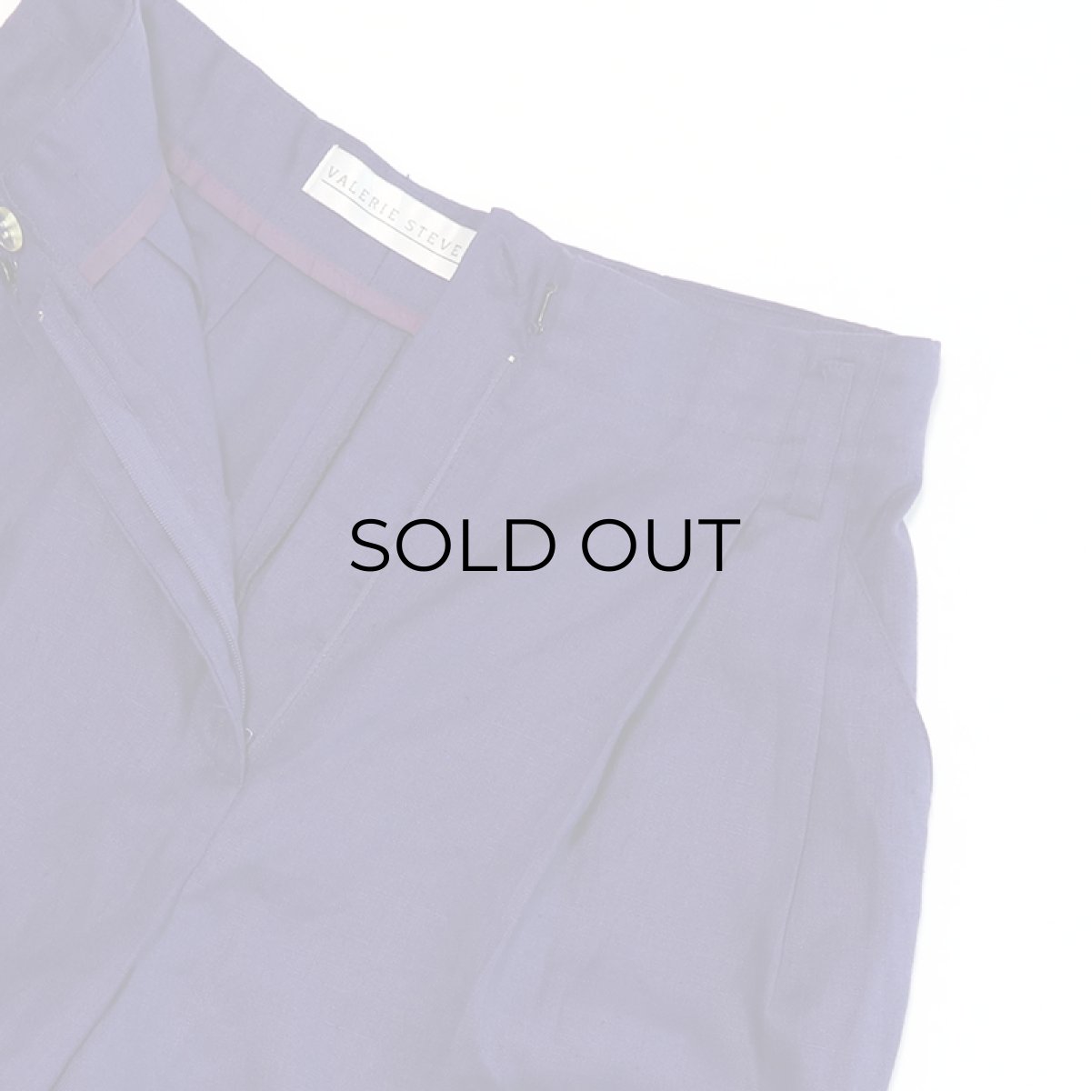 画像4: VALERIE STEVENS LINEN TUCK SHORTS (4)