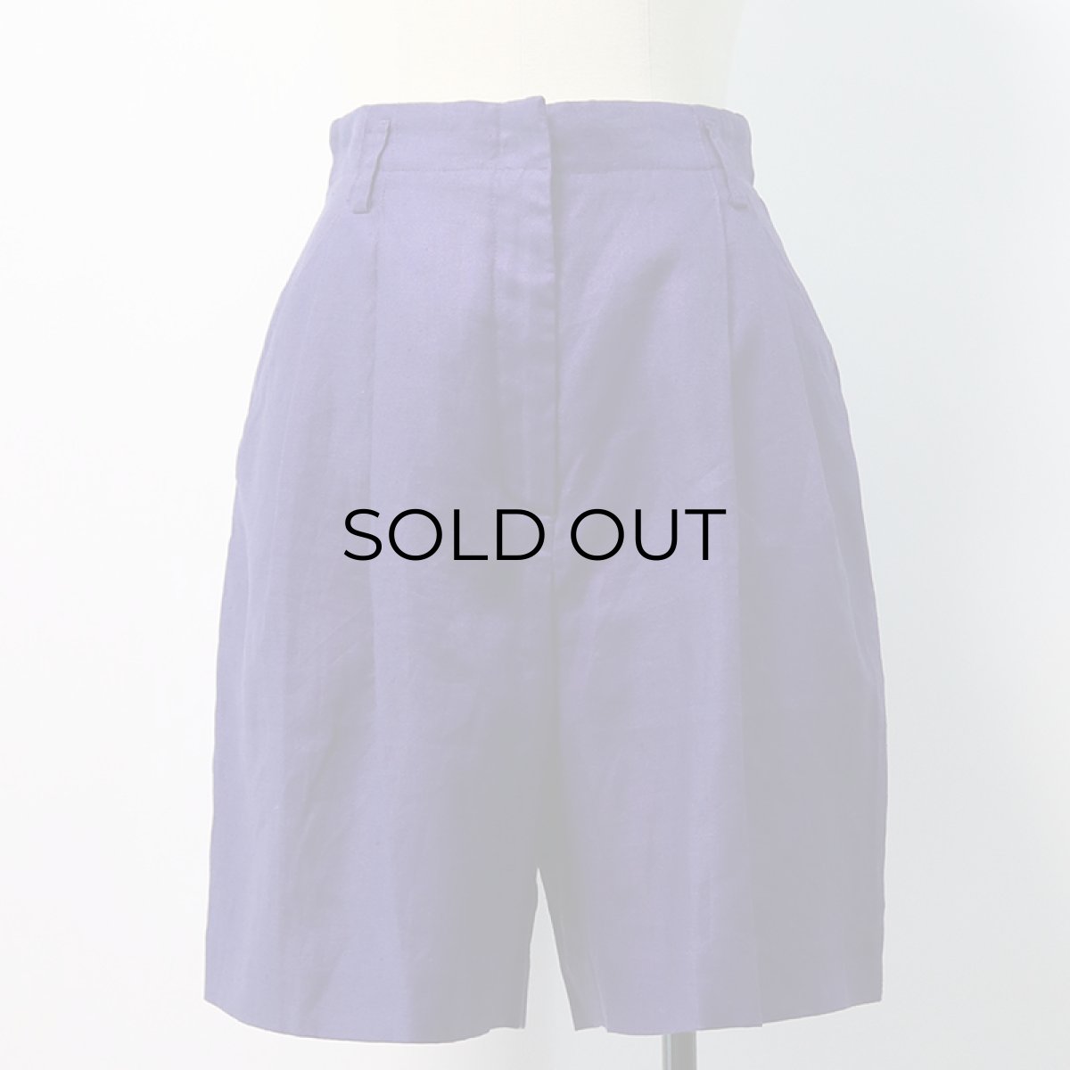 画像8: VALERIE STEVENS LINEN TUCK SHORTS (8)