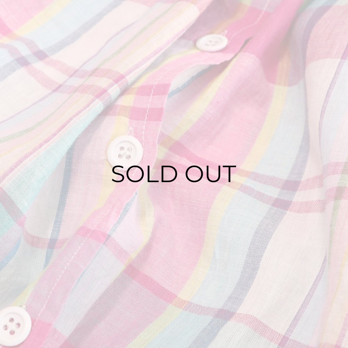 画像5: UNKNOWN BRAND INDIAN COTTON MADRAS CHECK SKIRT (5)