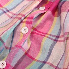 画像5: UNKNOWN BRAND INDIAN COTTON MADRAS CHECK SKIRT (5)