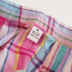 画像6: UNKNOWN BRAND INDIAN COTTON MADRAS CHECK SKIRT (6)