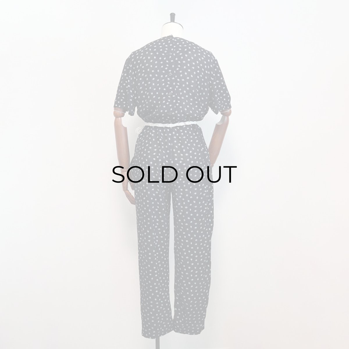 画像12: PETITE SOPHISTICATE RAYON JUMP SUIT "MADE IN USA" (12)