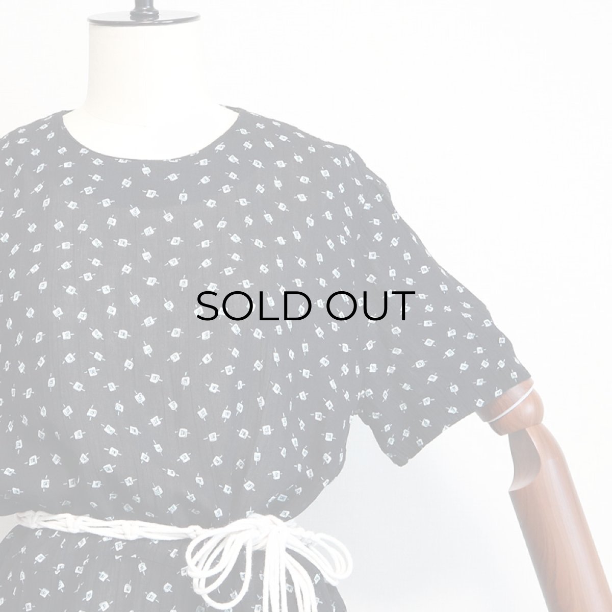 画像8: PETITE SOPHISTICATE RAYON JUMP SUIT "MADE IN USA" (8)