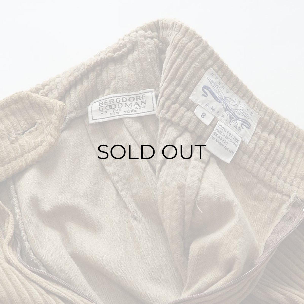 画像6: 〜80's PERRY ELLIS COTTON WIDE WALE CORDUROY DESIGN PANTS (6)