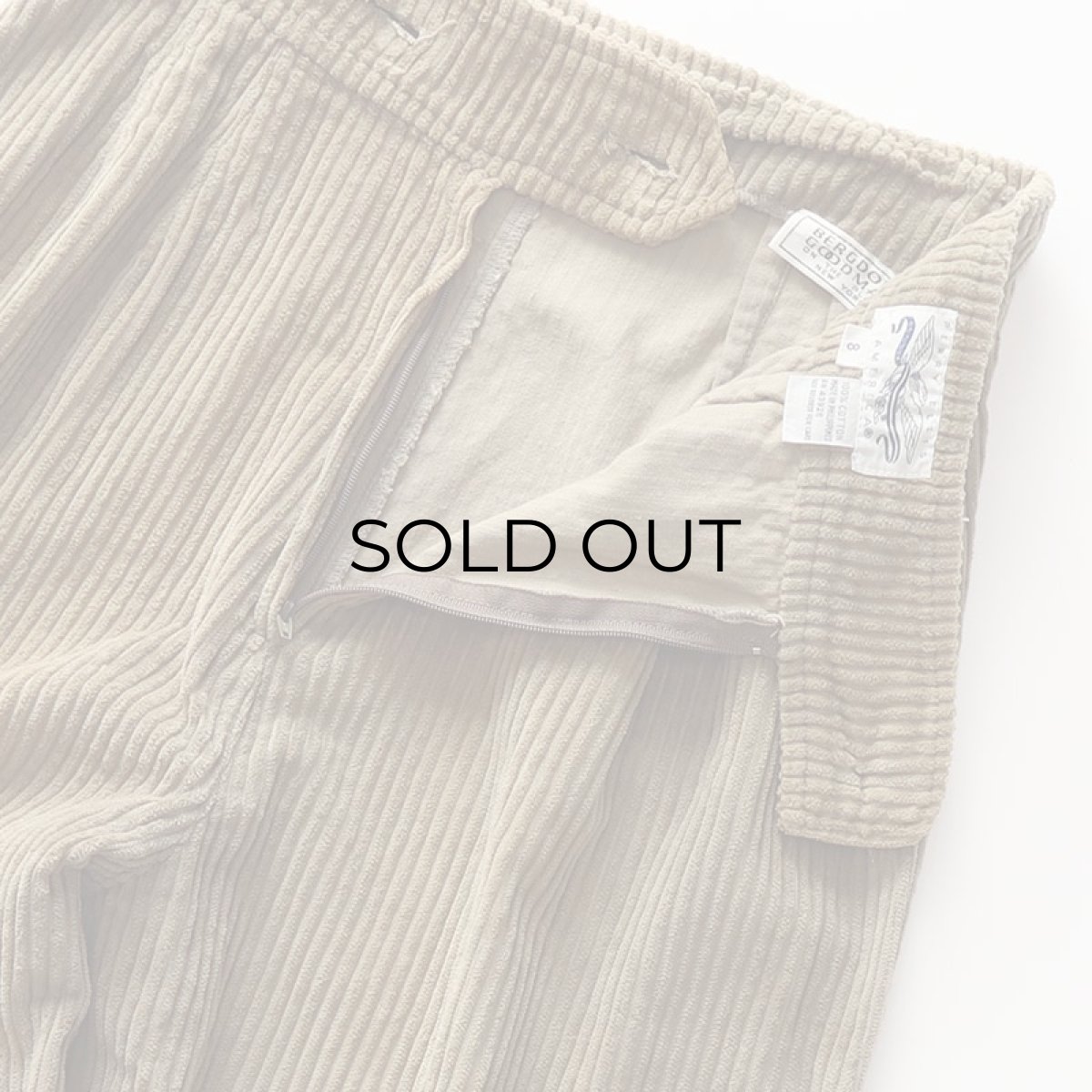 画像4: 〜80's PERRY ELLIS COTTON WIDE WALE CORDUROY DESIGN PANTS (4)