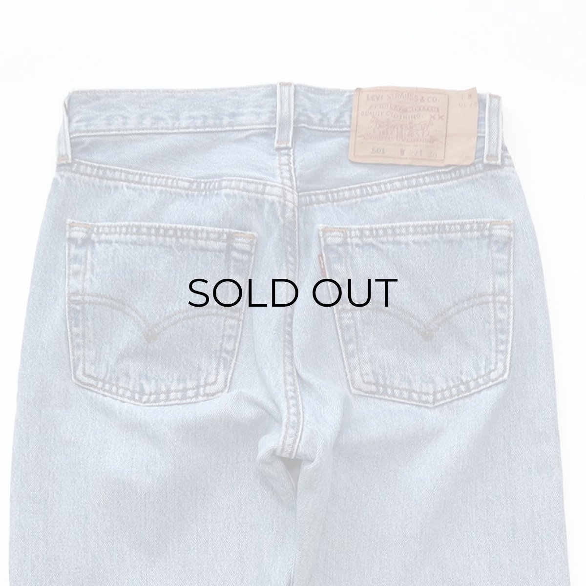 画像6: LEVI'S 501 DENIM PANTS "made in USA" 【W27 x L30 程度】 (6)