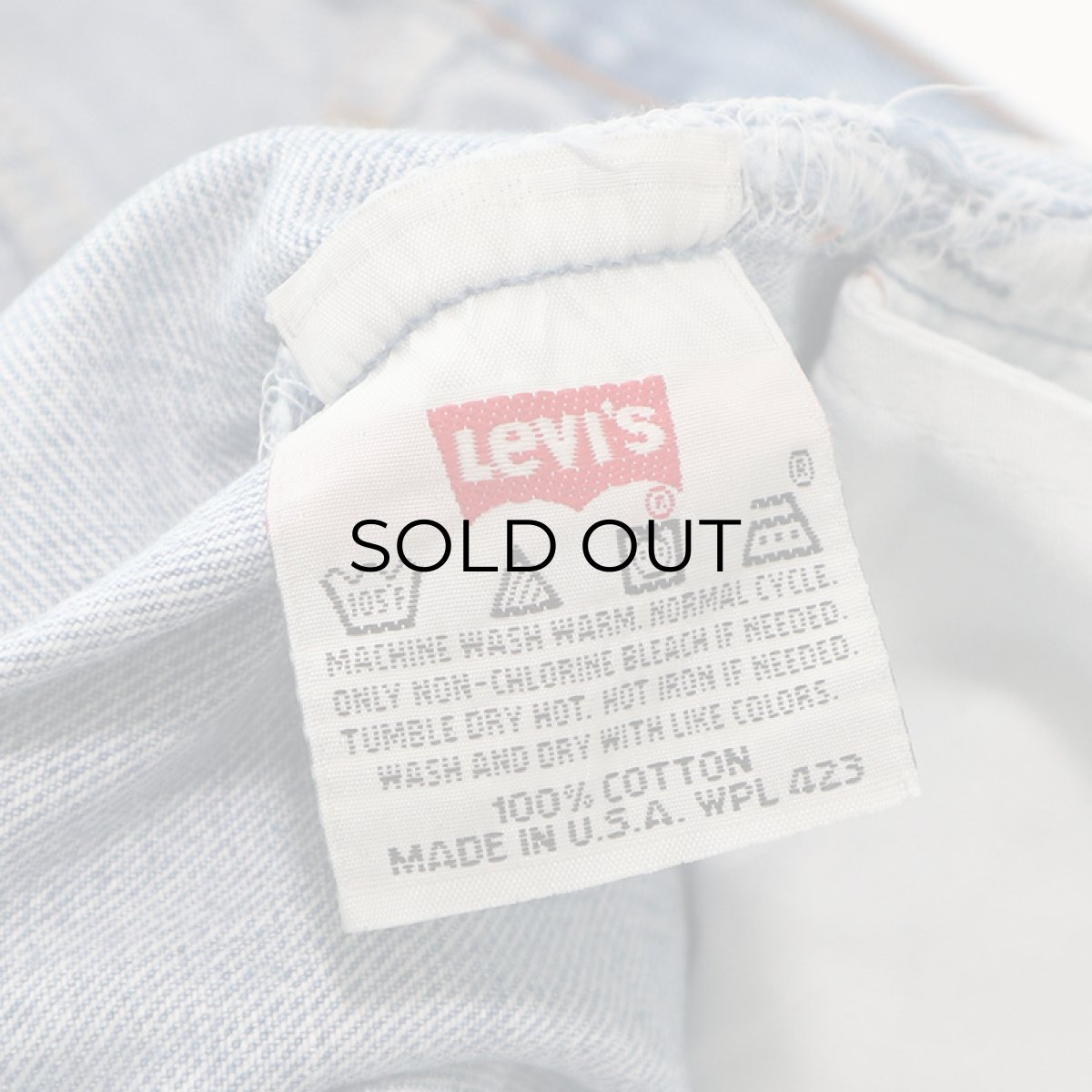 画像9: LEVI'S 501 DENIM PANTS "made in USA" 【W27 x L30 程度】 (9)