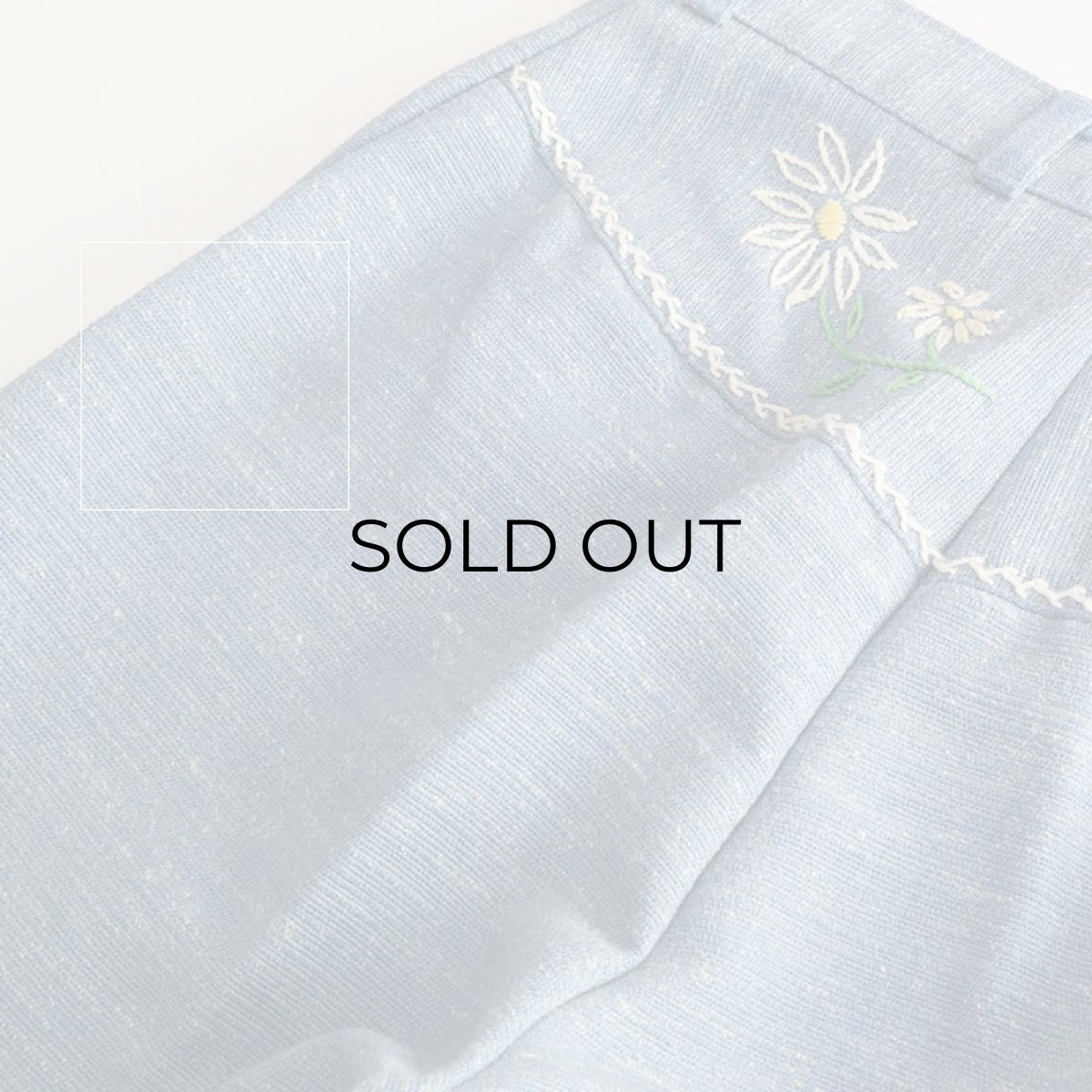 画像14: 70's Lady Wrangler HAND EMBROIDERED FLARE PANTS【W28 x L31 程度】  (14)